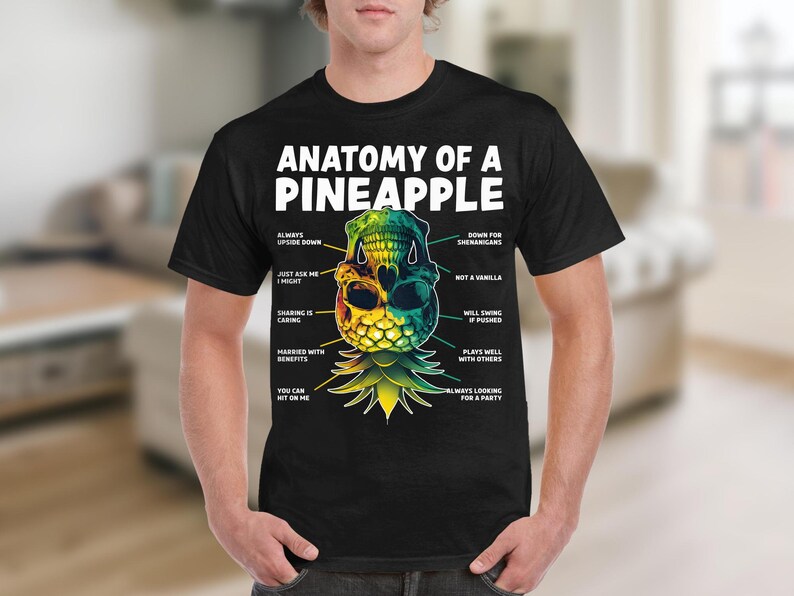 Anatomy of a Pineapple Upside Down Pineapple Swinger Swinging Etsy