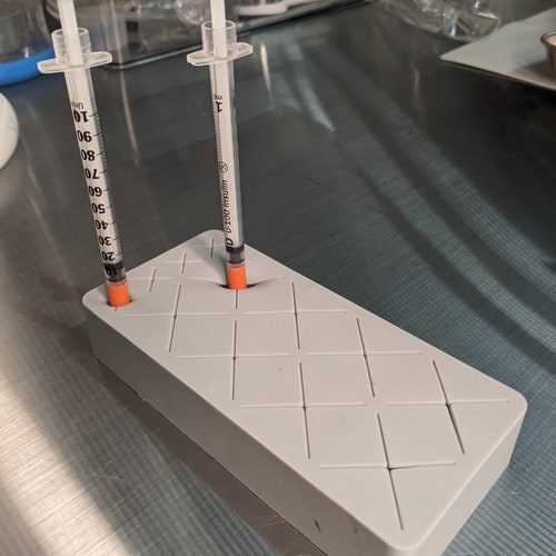 12 Slot Silicone Vial Holder Botox Holder Syringe Etsy