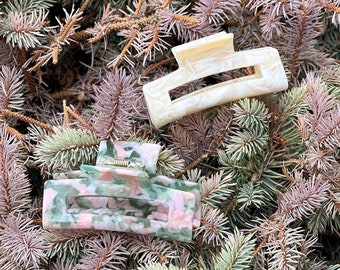 Hair Clip, Tortoise Hair Claw, High Quality, Shiny, Acrylic Hair Clip, Hair Accessories for Her