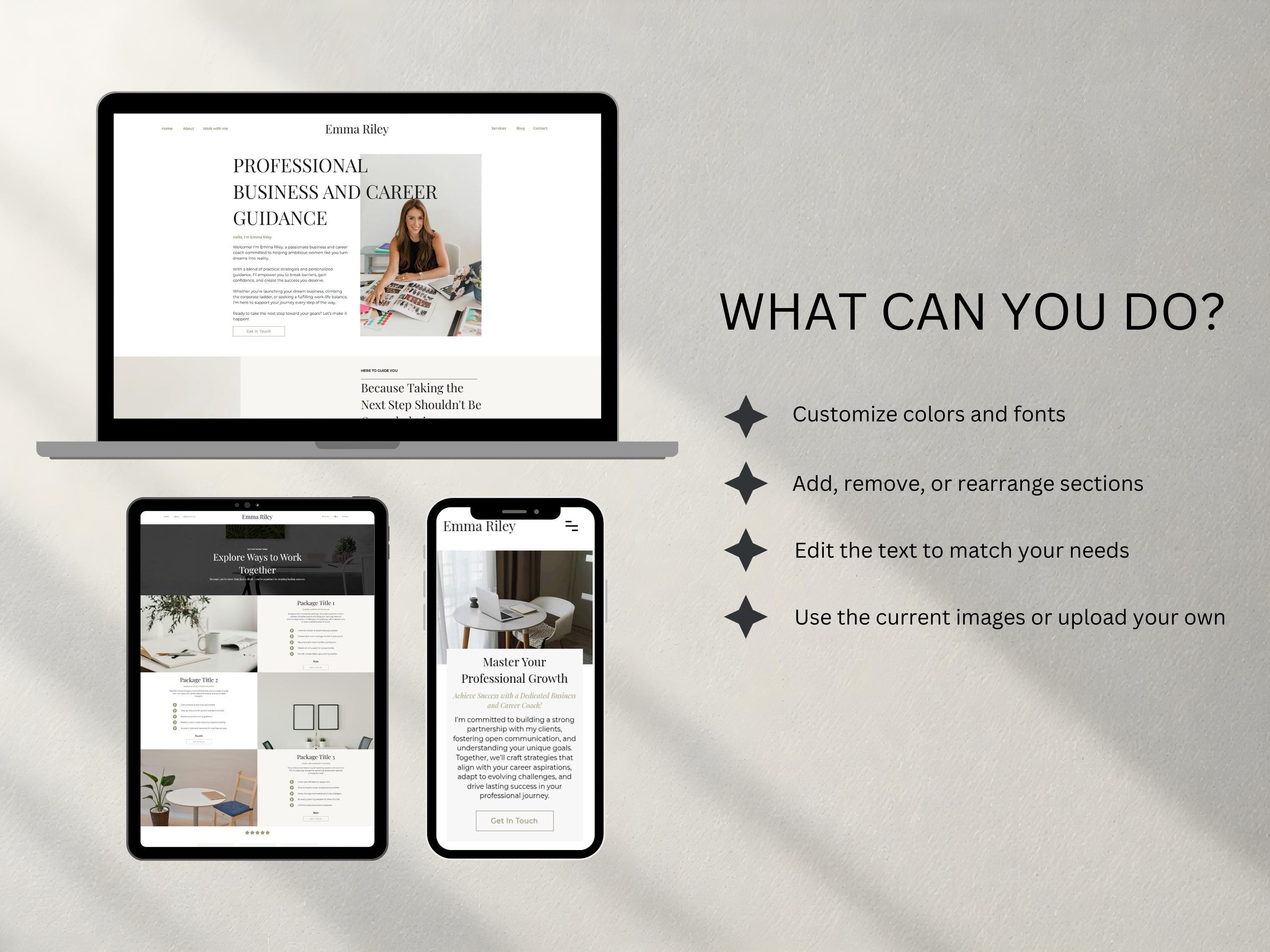 Premium Wix Website Templates For Coaches And Female Entrepreneurs wix Premium wix website templates for coaches and female entrepreneurs wix