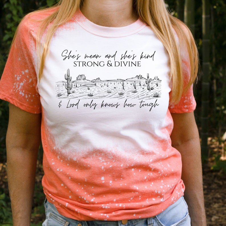 She's Mean and She's Kind Strong & Divine Png Western Etsy
