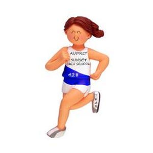 Female or Male Cross Country Runner Personalized Christmas Ornament - Track Star Ornament - Love Running Girl or Boy