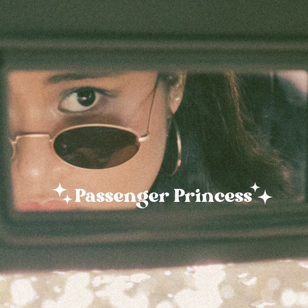Passenger Princess Mirror Car Decal, Rear View Mirror Decal, Girlfriend Truck Decal, Car Accessories, Passenger Princess Humor