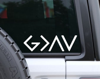 God Is Greater Than the Highs And Lows Decal, God Is Greater Sticker, Spiritual Gifts, Christian Stickers, Religious Gifts For Mom