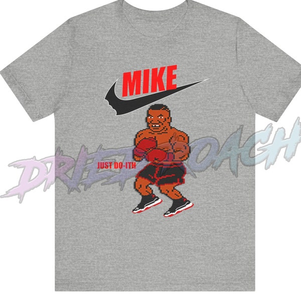 Mike Tyson Bite Swoosh Shirt - soft tshirt - bella canvas - cool tshirt - gym shirt - funny tee