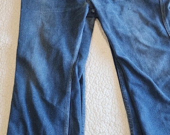 2 Pair OfVintage Levis Orange Tab Action Jeans Mens Blue Made in USA 70s 80s S38