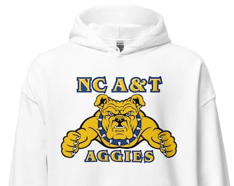 Aggies Hoodie: Unisex Pullover aus weichem Fleece