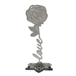 Druzy Crystal Rose Flower Silicone Mold: DIY Resin Craft Supplies