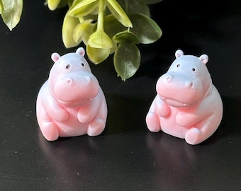 Hippo Silicone Mold, Resin Clay Wax Plaster Mold