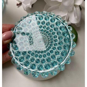 Versatile Bubbles Coaster Silicone Mold - Ideal for Epoxy, Resin, and Concrete Crafts