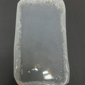 Large Rectangular Silicone Tray Mold Featuring Exquisite Crystal Edges