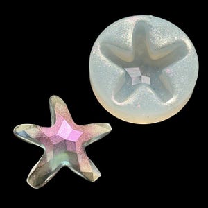 Starfish Silicone Mold for Resin | Faceted Sea Star Ornament Mold for Epoxy, UV Resin Crafts, Jewelry, Christmas Decor