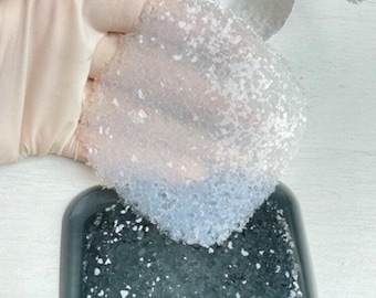 Amethyst quadratische Druse Kristall Silikonform für funkelndes Resin Handwerk