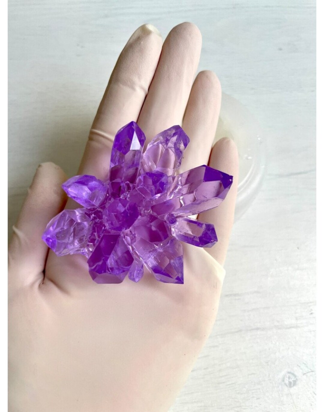 Amethyst Crystals Silicone Mold. Crystal Cluster Mold Crystal Mould Resin Crystal Mold Painting