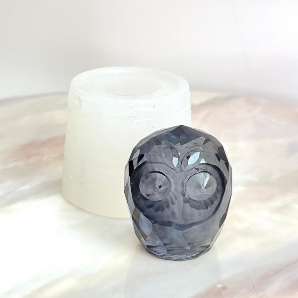 Sculpt Magical Owls with the Crystal Eule Resin Silicone Mold