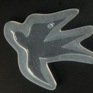 Large Swallow Shaped Silicone Mold for Christmas Tree Decorations