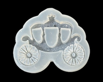 Druzy Carriage Silicone Mold: Resin, Jesmonite, Plaster