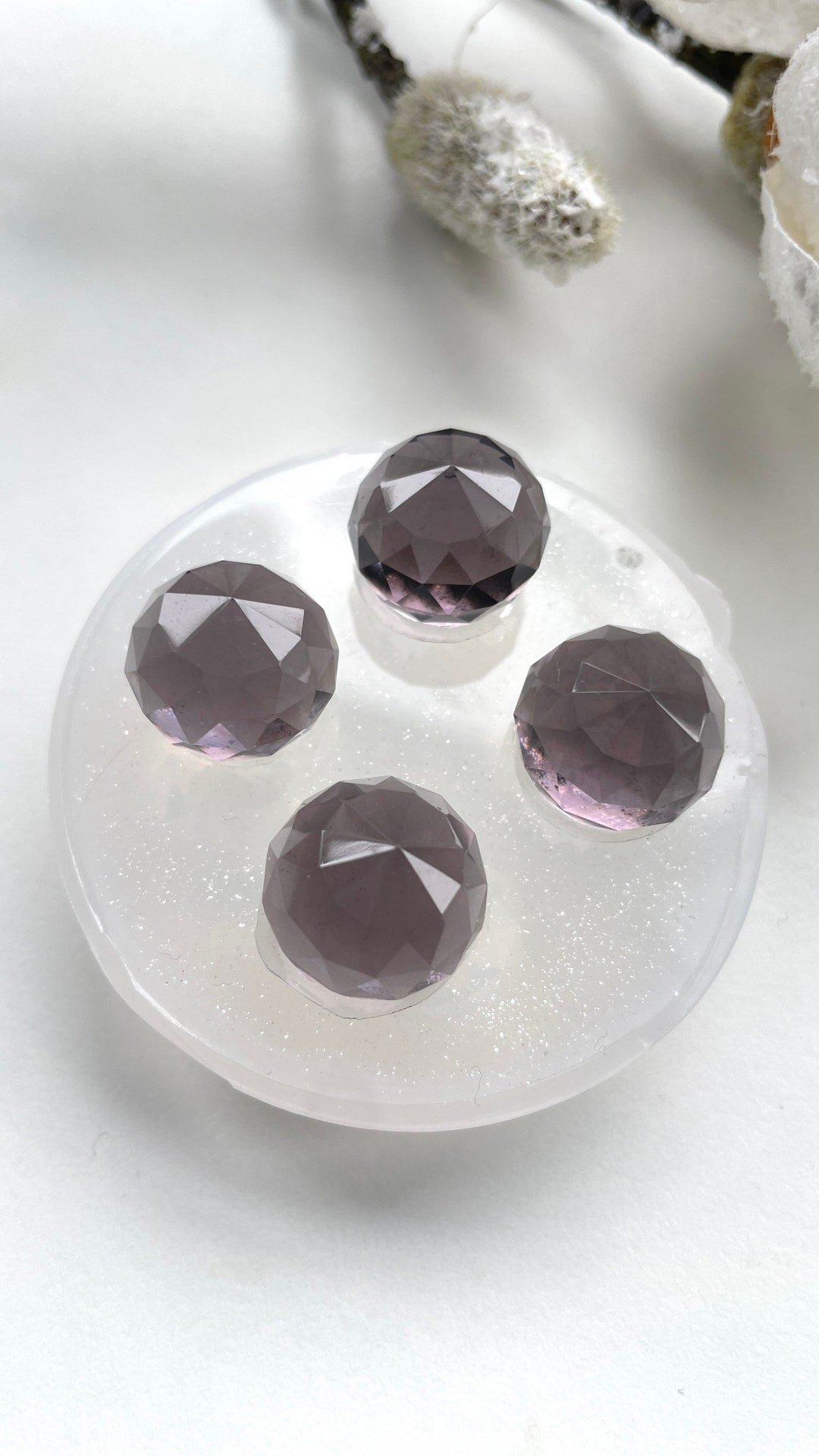 4 SET Little Crystals Silicone Mold. Stone Mold Art Stone Mold Jewelry