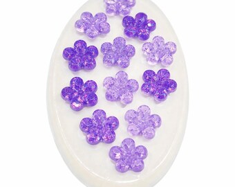 3D Floral Silicone Molds – 12 Unique Flower Designs for Resin Jewelry