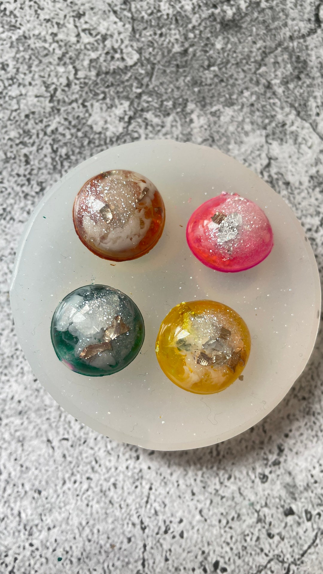 4 X Pill Mold 10 6 Mm Transparent Silicone Mold Resin Molds Etsy