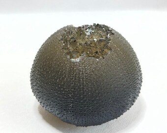 Geode Crystal Sea Urchin Candle Silicone Mold for Wax - Resin Art Mold