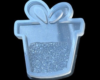 Druzy Silicone Resin Tree Toys Mould with Crystals for Christmas Gifts