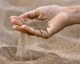 100g naturlig sand för hantverk – hartskonst, ljustillverkning, gör-det-själv-dekorationsmaterial