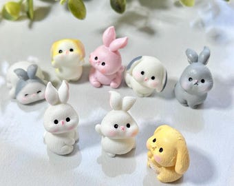 Mini Bunny Silicone Mold Set: Resin Jewelry, Crafts & Decor