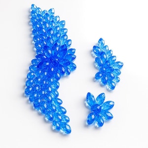 Large  Set of 3 Crystal Cluster Silicone Mold for Resin, Professional Druzy Silicone Mold