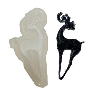 Amazing Christmas Deer Silicone Mold for Resin Art Crafting