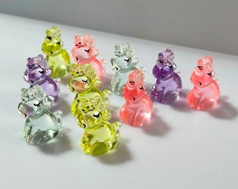 Mini Unicorn Mold, 8 Cavity Silicone, Glossy Figurine for Resin Crafts