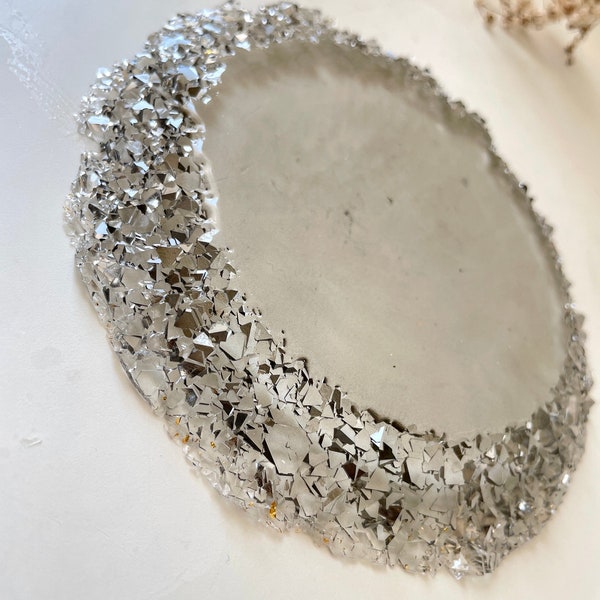 Moule rond en silicone pour de superbes sous-verres et plateaux à bijoux en cristal