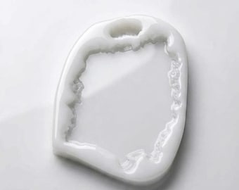 Crystal Edge Geode Tray Silicone Mold for Resin & Jesmonite