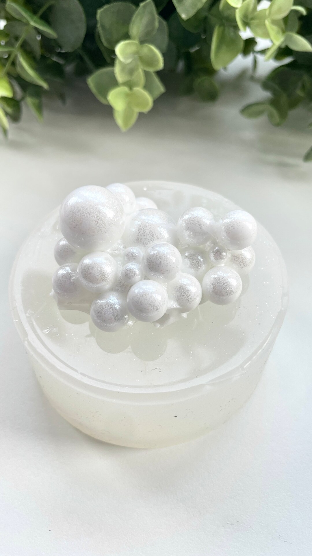 Unique Medium Bubbles Silicone Mold. Abstract Epoxy Mold Bubble Mould