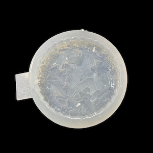 Large Crystal Tray Silicone Mold – Round Druzy Resin Mold