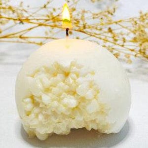Molde de silicona para hacer esferas de vela de cristal para resina y geodas. imagen 2