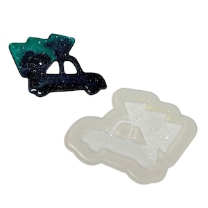 Christmas Tree Car Silicone Mold – Resin Mold for DIY Holiday Gifts