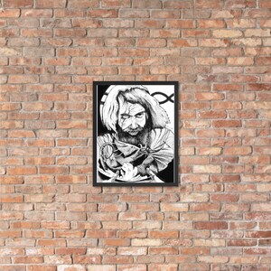 Nurse to a Dragon | Art Print - Framed Poster