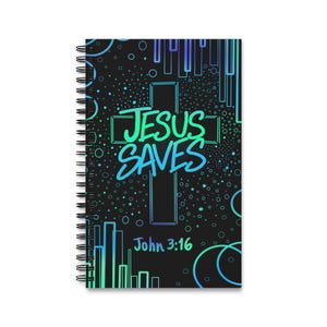 Faith-Inspired Spiral Journal for Inspiration and Reflection, Christian Gifts, Motivational Journals, Bible Verse Notebooks, Religious [...]