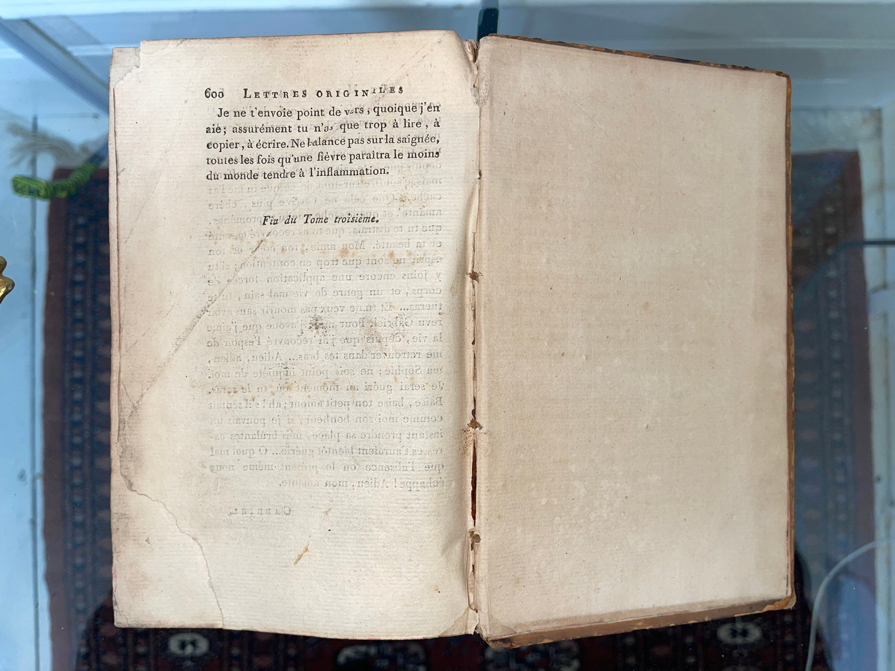 Loup En Vieux Français En 3 Lettres French Antiquarian Leather Bound Book Lettres Originales De - Etsy