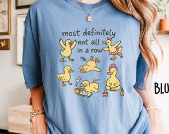 Playful Duck Graphic Tee: Comfort Colors Unisex Shirt
