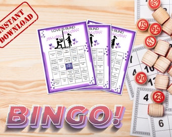 Love Is Blind Bingo - Play as you watch! Printable Bingo Game!
