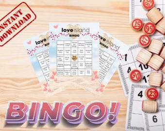 Love Island Bingo - Spela medan du tittar! Utskrivbart bingospel!