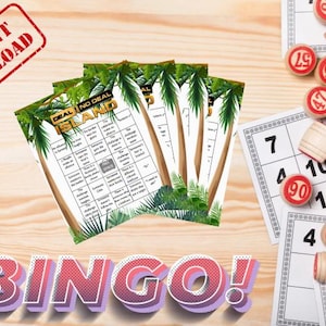 Deal or No Deal Island Bingo - Play as you watch! Printable Bingo Game!