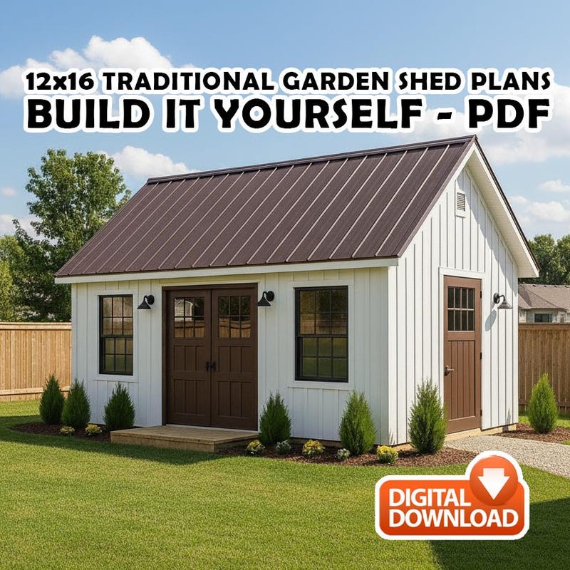 Interior Shed Plans - Etsy