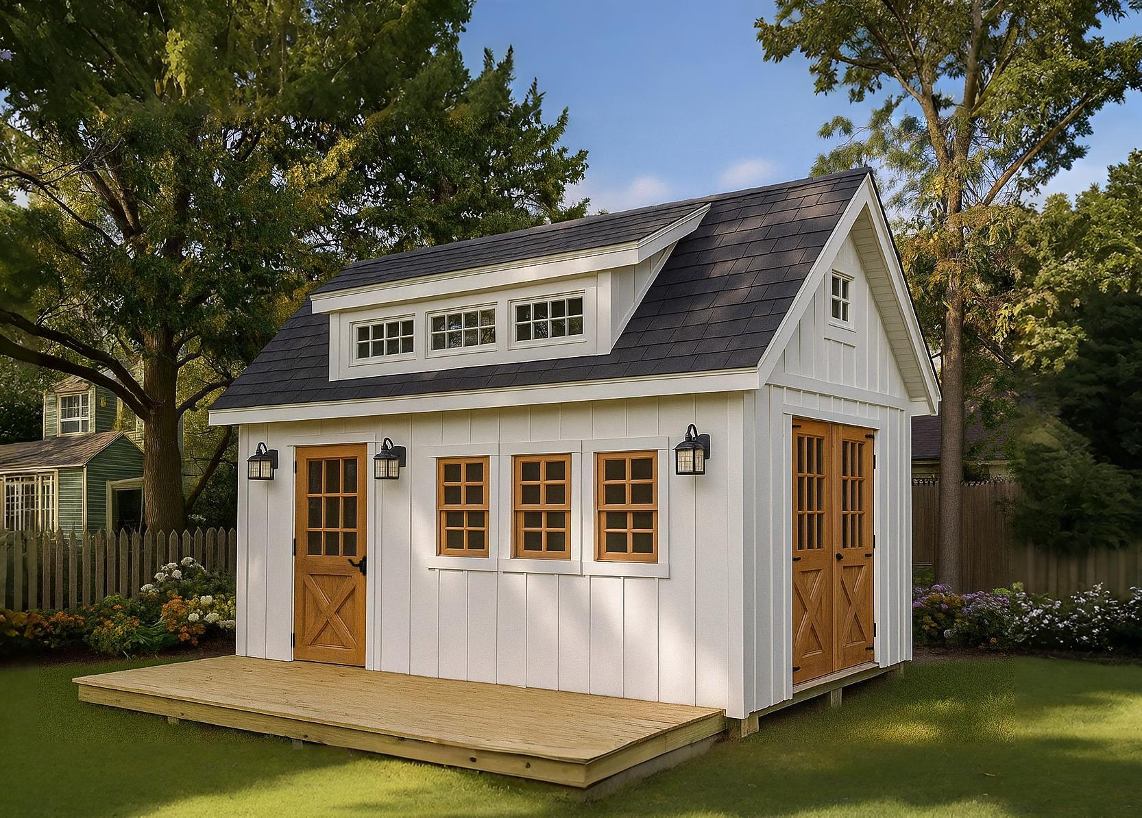12x16 Garden Shed Plans With Loft (PDF) – Workshop & Storage Shed