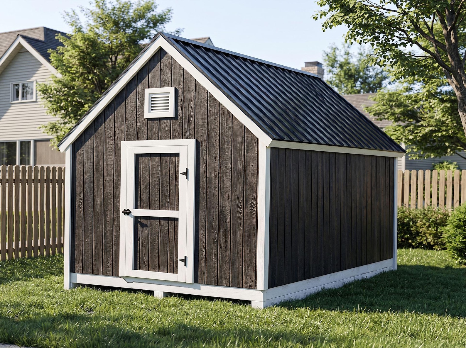12x16 Colonial Shed Plans – DIY Storage Building Blueprints (PDF) - Etsy