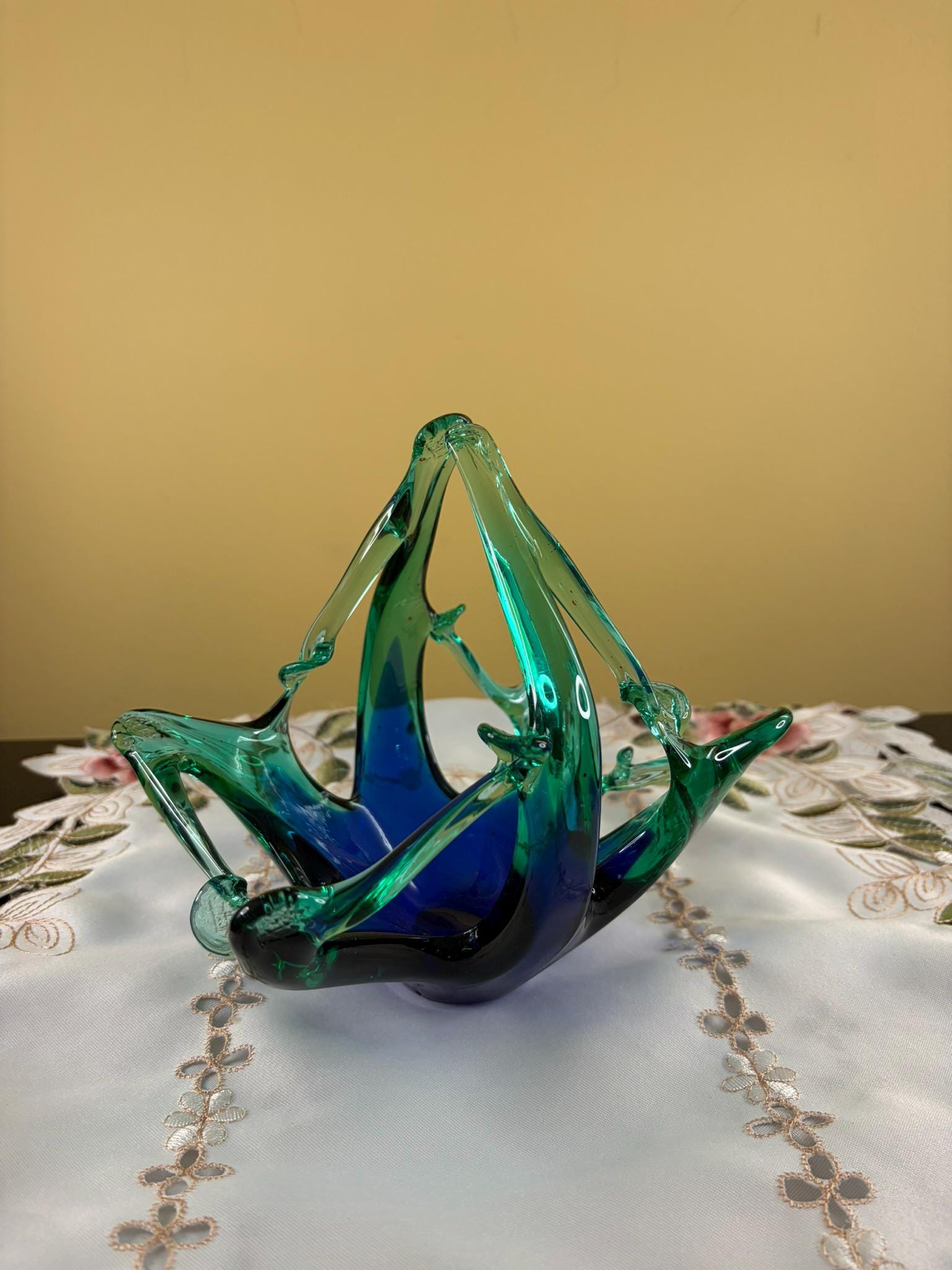 Murano Glass Basket - Etsy