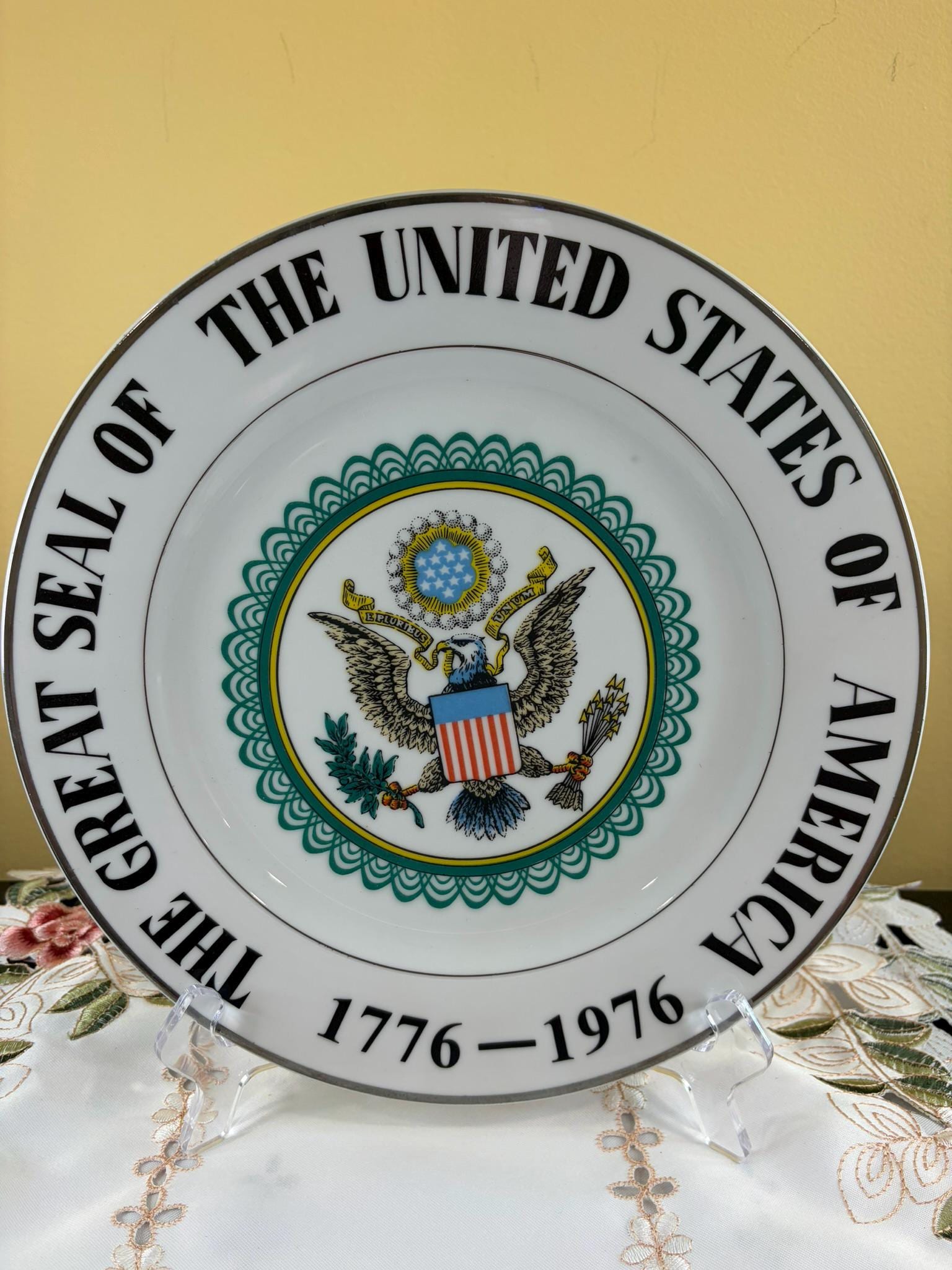 The Great Seal of the United States Plate - Etsy