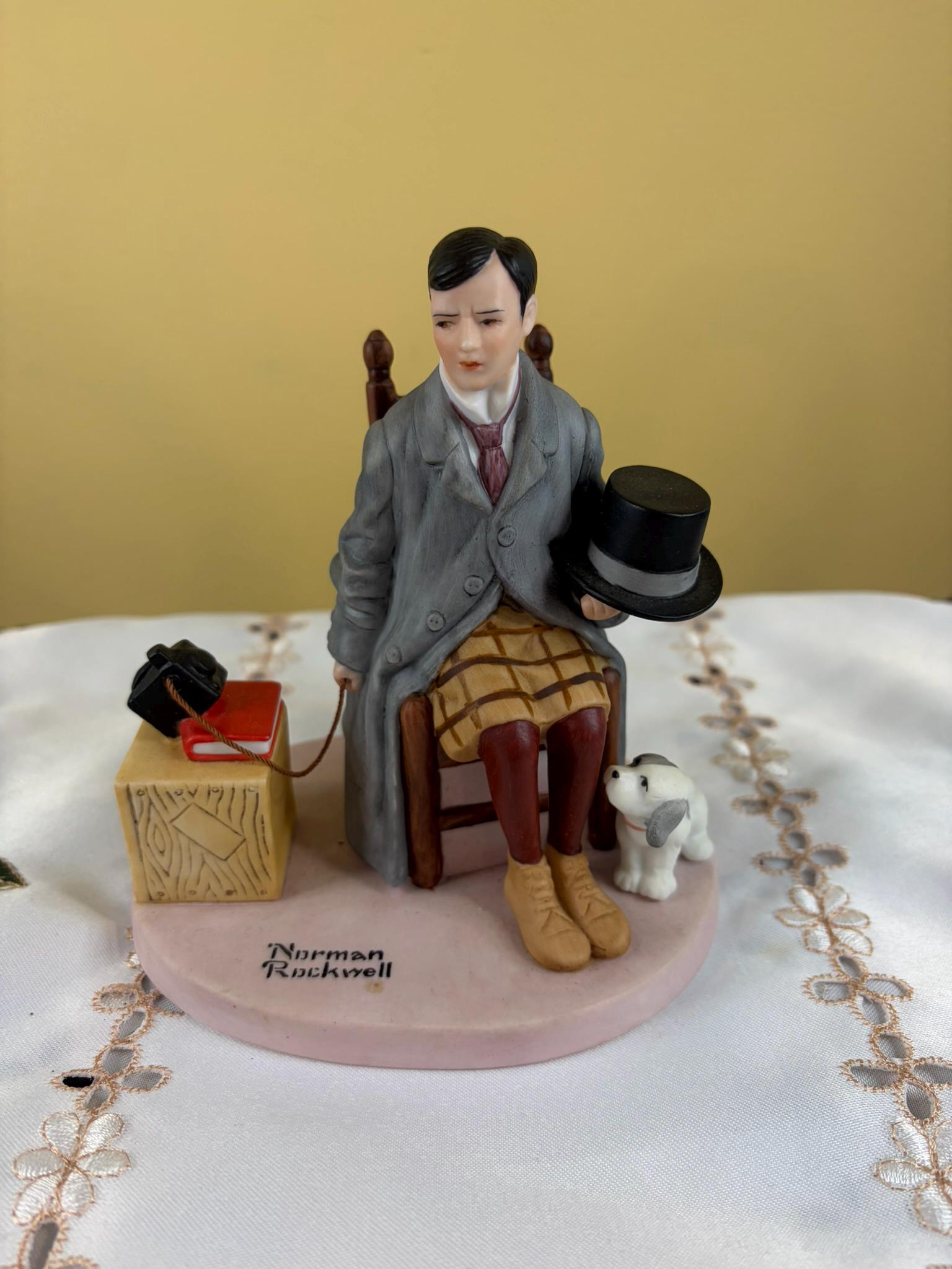 Norman Rockwell Figurine Self Portrait - Etsy